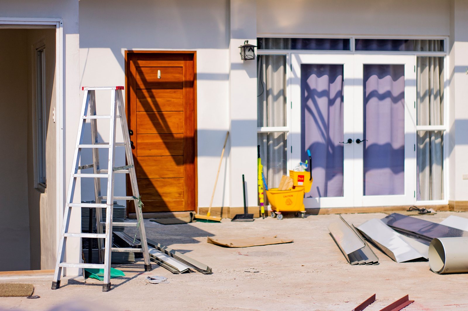 Home maintenance and renovation work in progress